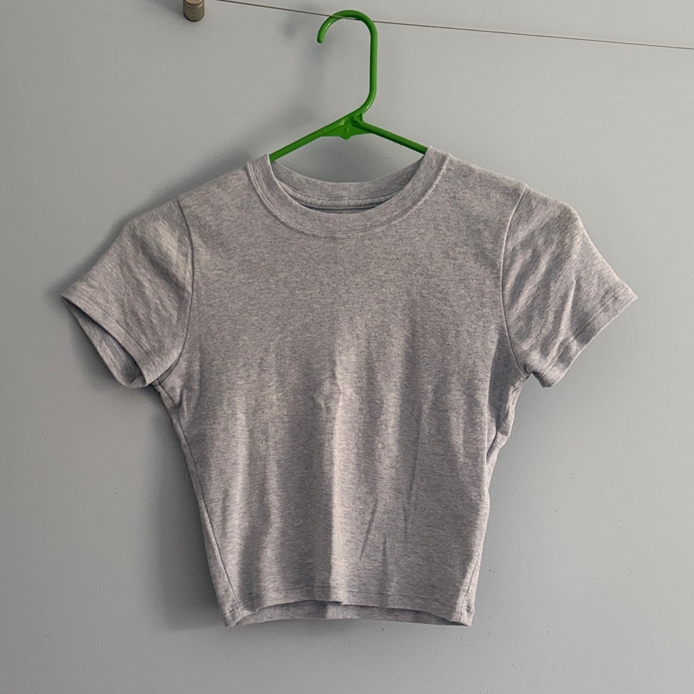 Light Blue Women's Crop Top